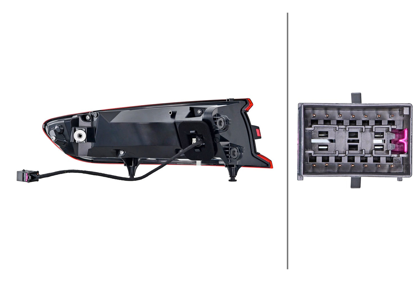 HELLA Rearlight - LED - Outer section - right - for e.g. Porsche Macan (95B) 2SD011499-161