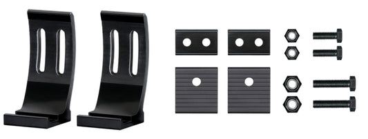 HELLA Holder Set, additional headlight - Black Magic Tough Double row Lightbar 8HG358176-381