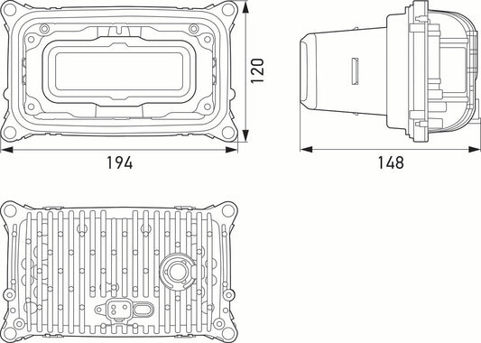HELLA Bi-LED-Insert, headlight - SlimLine - 12/24V 1AL016330-021