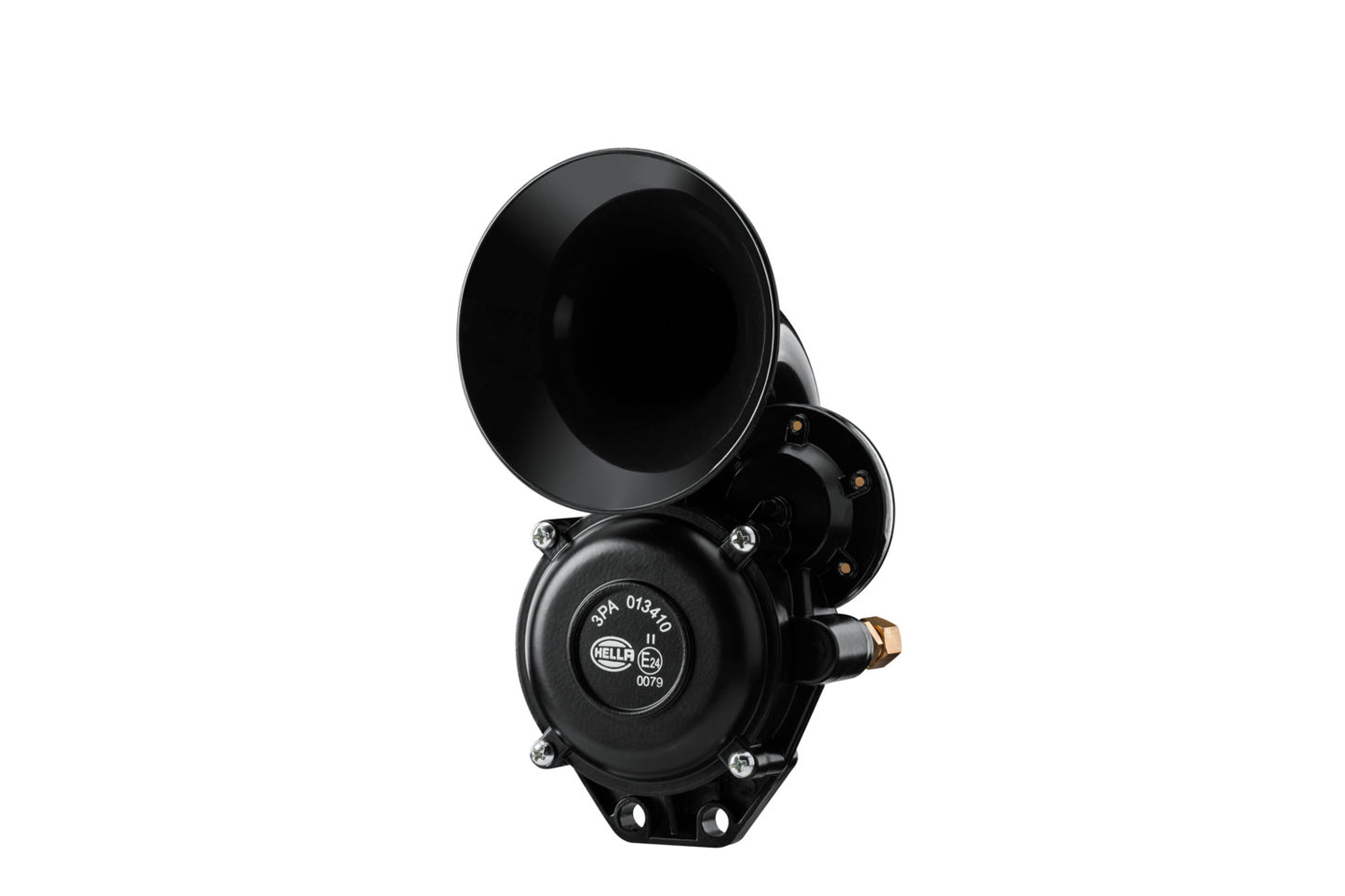 HELLA Trumpet Horn CA20 - 12/24V - 115dB(A) - High Tone - Quantity: 1 3PA013410-011