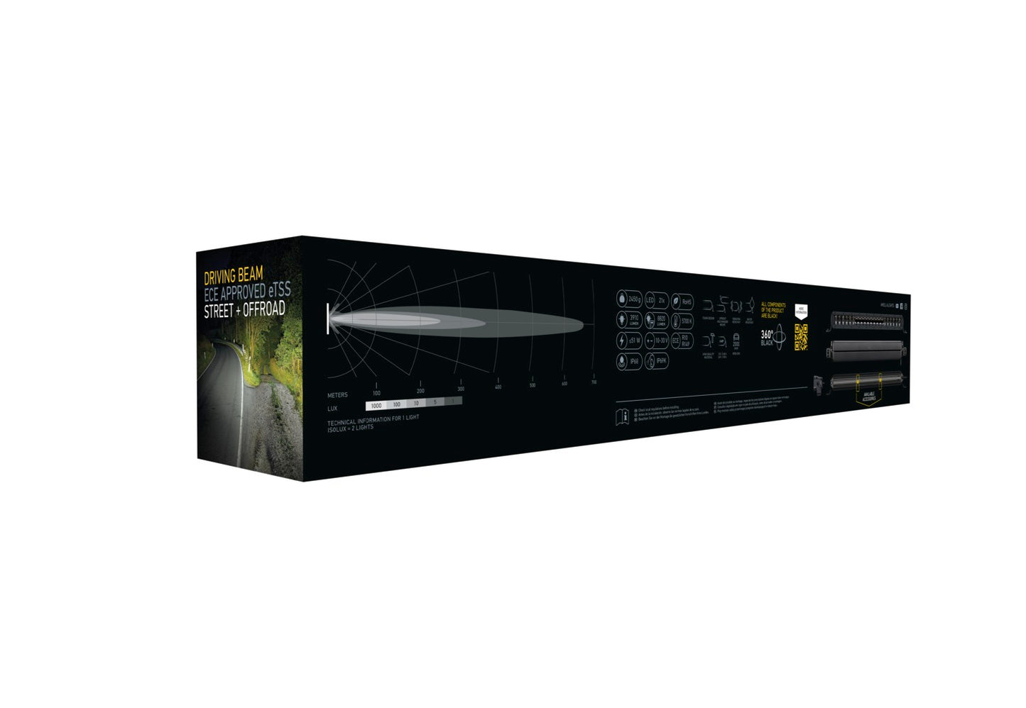 HELLA LED-Spotlight - Black Magic Tough Lightbar 20" - 12/24V - 3910lm 1FJ358196-301