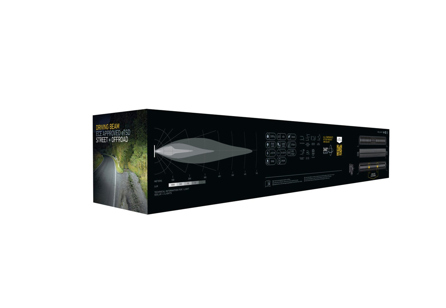 HELLA LED-Spotlight - Black Magic Tough Lightbar 21.5" - 12/24V - 5500lm 1FJ358196-401