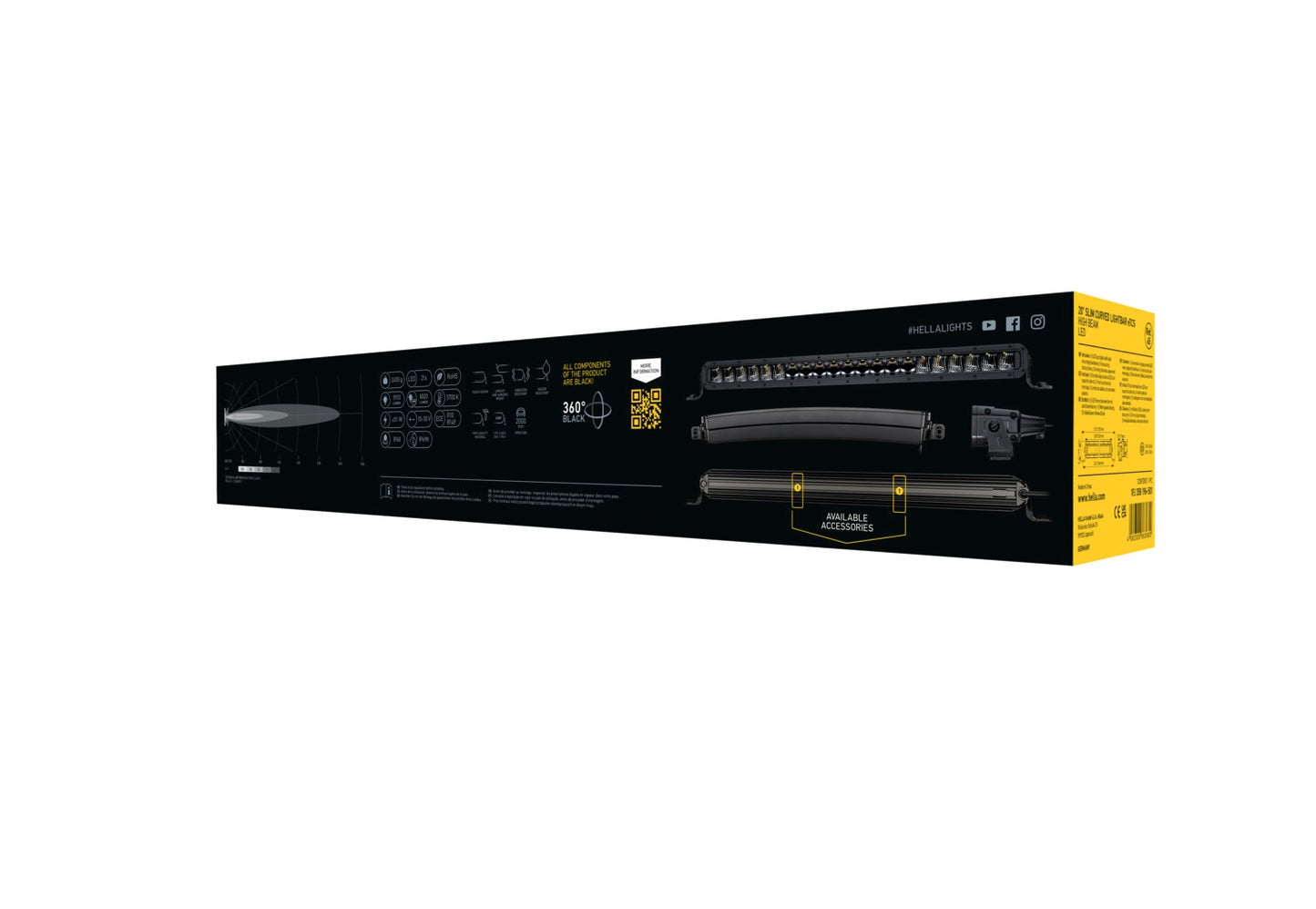 HELLA LED-Spotlight - Black Magic Tough Lightbar 20" - 12/24V - 3910lm 1FJ358196-501
