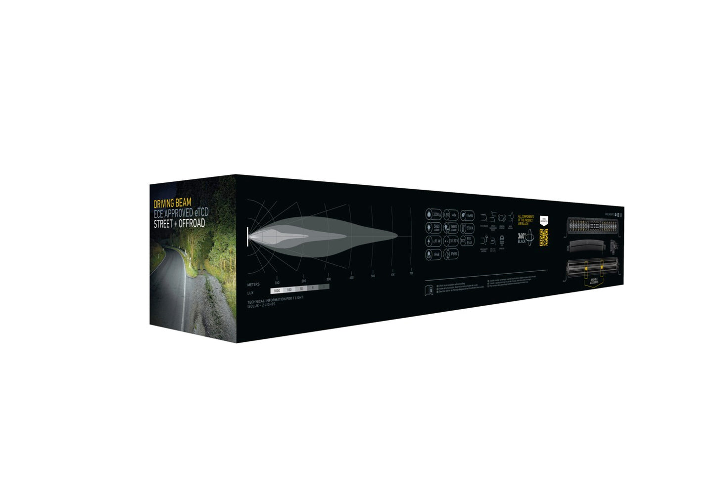 HELLA LED-Spotlight - Black Magic Tough Lightbar 21.5" - 12/24V - 5880lm 1FJ358196-601