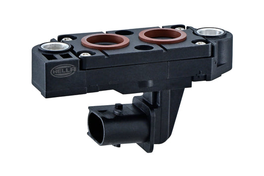 HELLA Sensor, exhaust pressure - 3-pin connector - Bolted 6PP009409-701