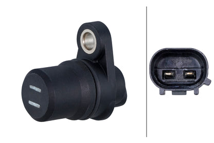 HELLA Sensor, wheel speed - 2-pin connector - Bolted 6PU230048-821