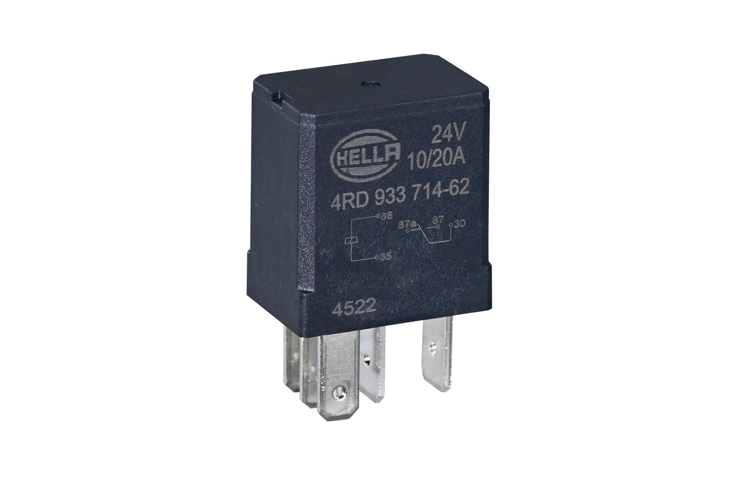 HELLA Relay, main current - 24V - 5-pin connector 4RD933714-621
