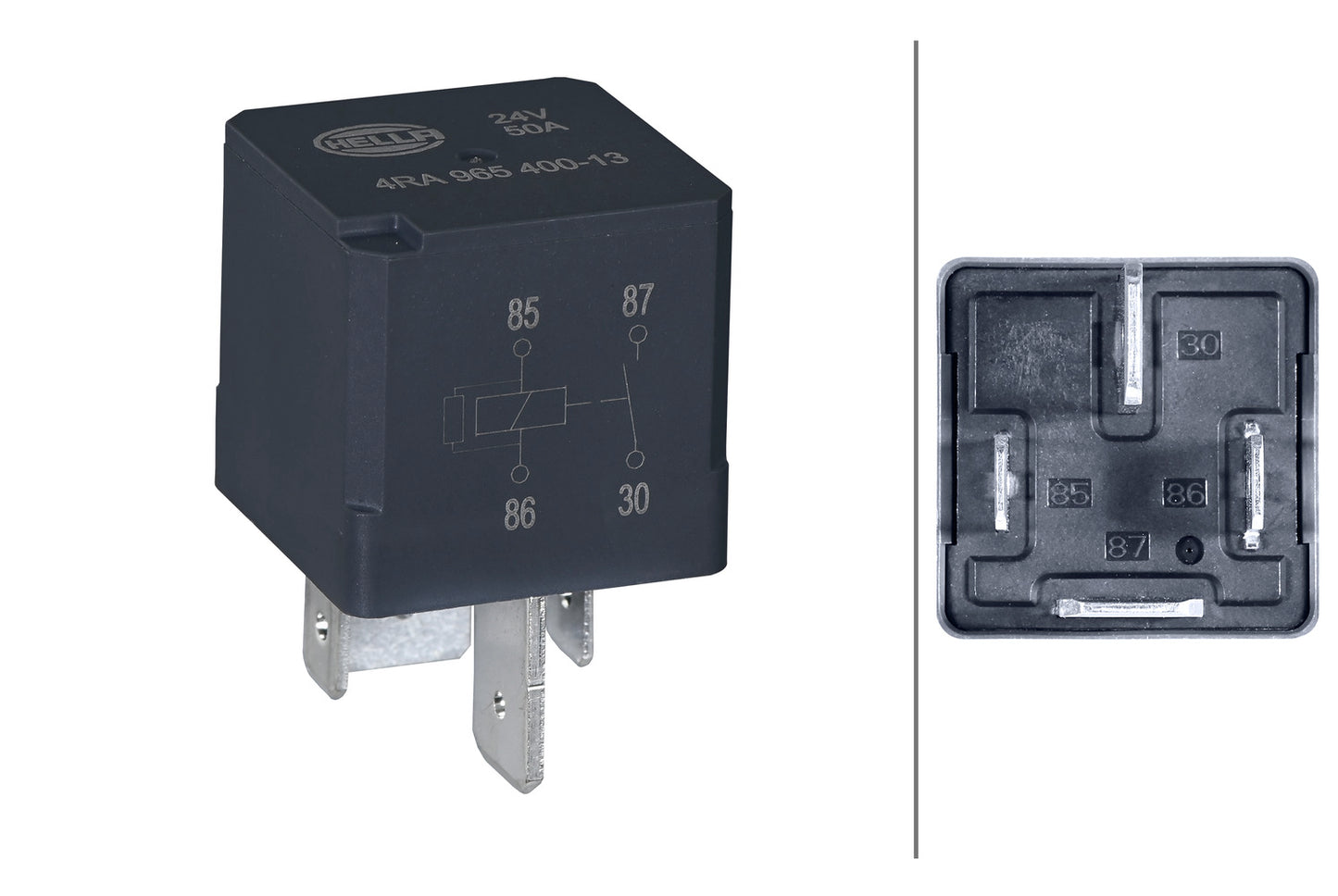 HELLA Relay, main current - 24V - 4-pin connector 4RA965400-131