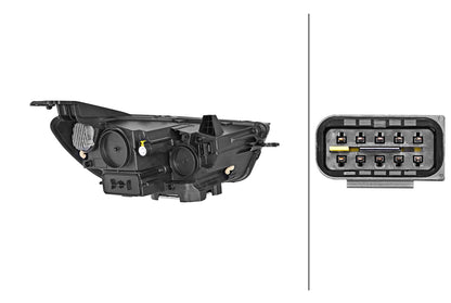 HELLA LED-Headlight - left - for e.g. OPEL GRANDLAND / GRANDLAND X (A18, P1UO) 1EX354862-071