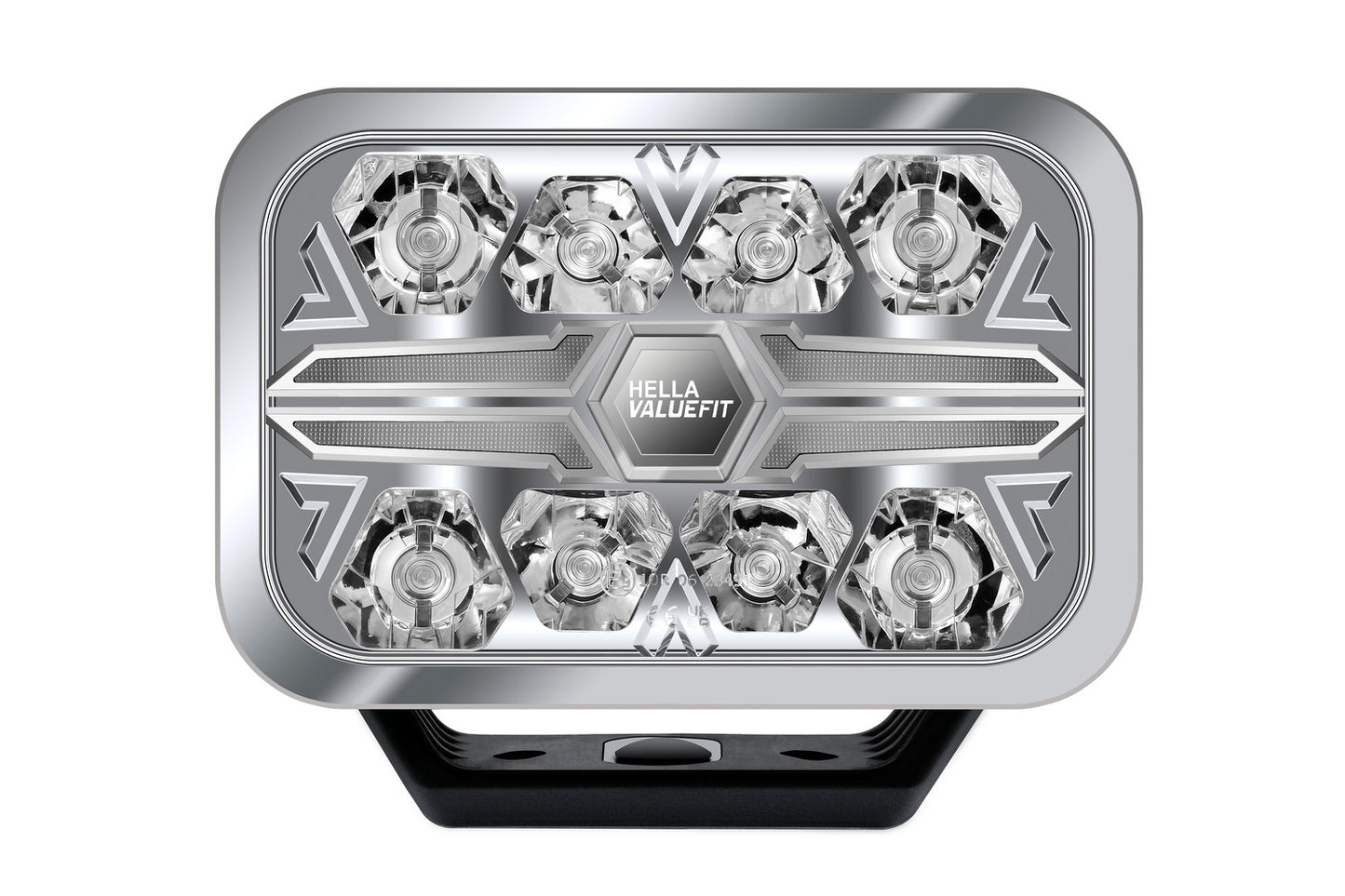 HELLA VALUEFIT LED-Spotlight - Blade Chrome RE 9" - 12/24V - white/yellow (amber) - 2600lm 1FJ357199-081
