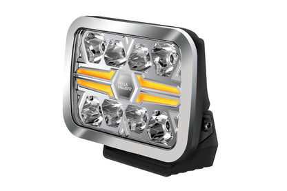 HELLA VALUEFIT LED-Spotlight - Blade Chrome RE 9" - 12/24V - white/yellow (amber) - 2600lm 1FJ357199-081