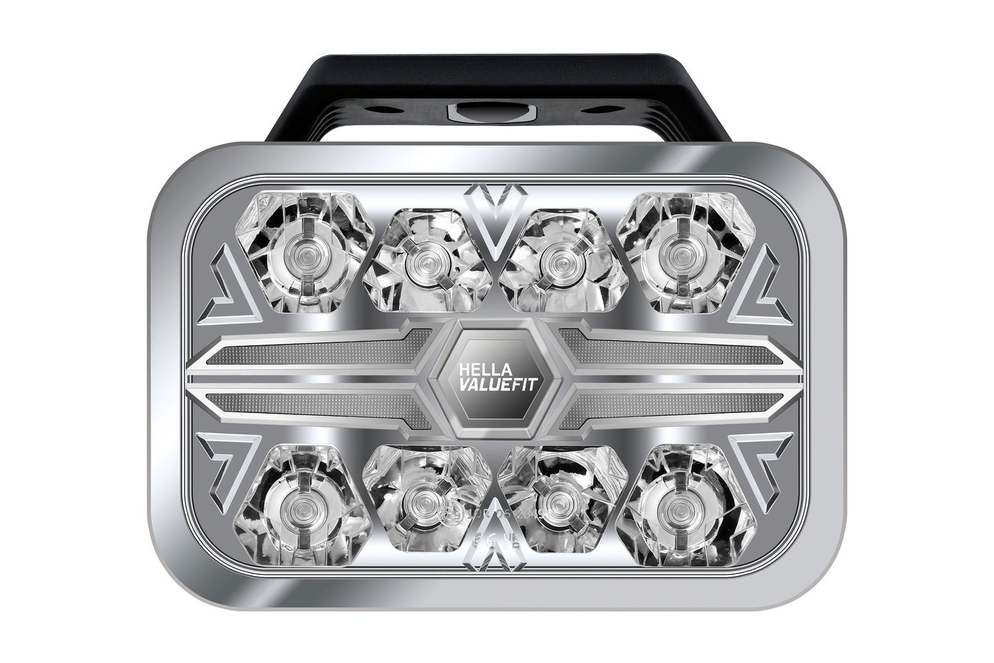 HELLA VALUEFIT LED-Spotlight - Blade Chrome RE 9" - 12/24V - white/yellow (amber) - 2600lm 1FJ357199-091