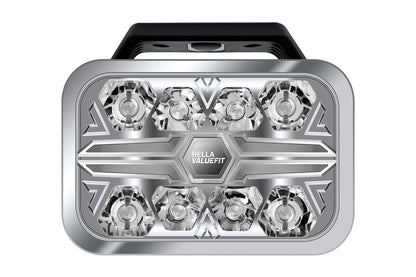 HELLA VALUEFIT LED-Spotlight - Blade Chrome RE 9" - 12/24V - white/yellow (amber) - 2600lm 1FJ357199-091