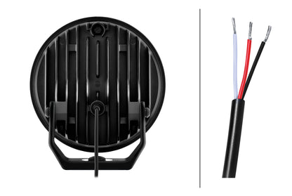 HELLA VALUEFIT LED-Spotlight - Blade Black 7" - 12/24V - white - 1670lm 1FJ357198-041