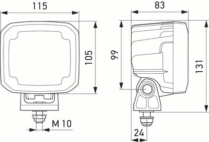 HELLA LED-Worklight - Ultra Beam S - 12/24V 1GA995706-001
