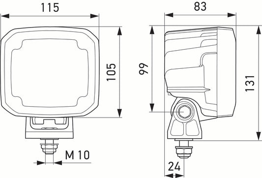 HELLA LED-Worklight - Ultra Beam S - 12/24V 1GA995706-001