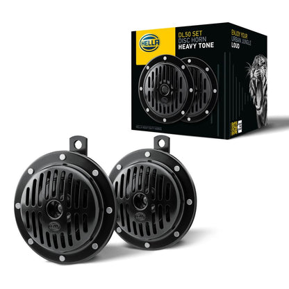 HELLA Signal Horn - HELLA HEAVY DUTY HORN DL50 SET - 12V - 114dB(A) - Low Tone/High To 3CB004811-042