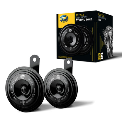 HELLA Signal Horn - HELLA ESSENTIAL HORN S92 SET - 12V - 113dB(A) - High Tone/Low Tone 3AM011225-871