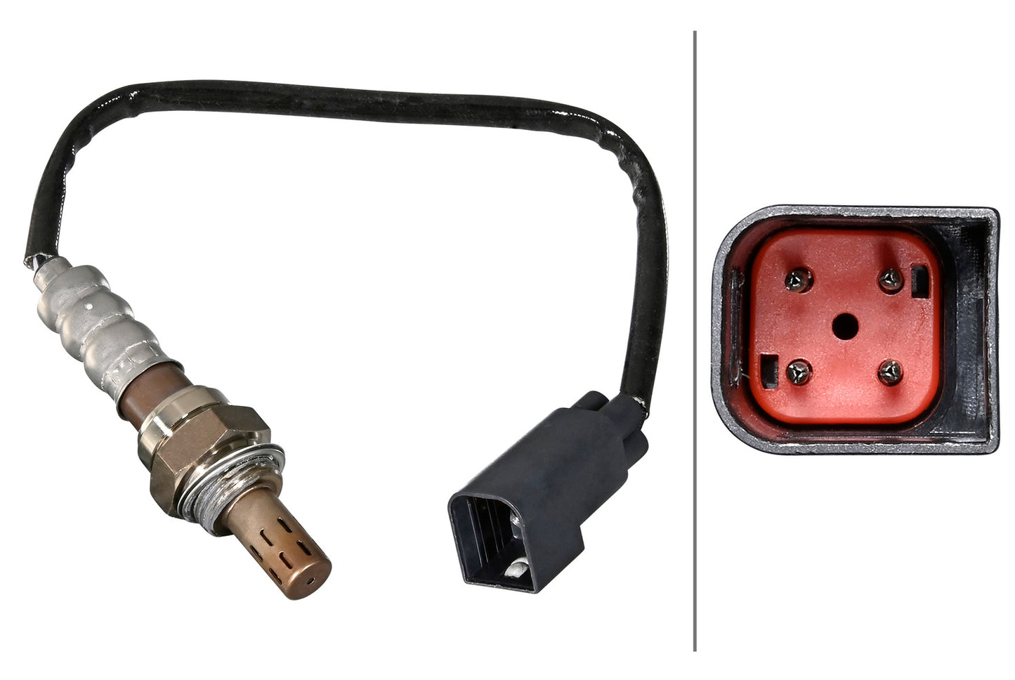 HELLA Oxygen sensor - 4-pin connector 6PA358221-051