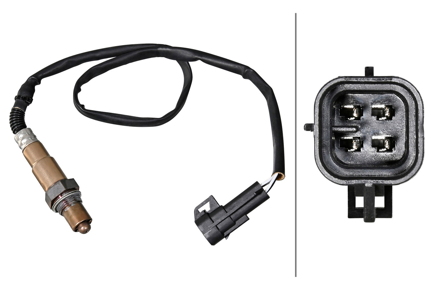 HELLA Oxygen sensor - 4-pin connector 6PA358221-061