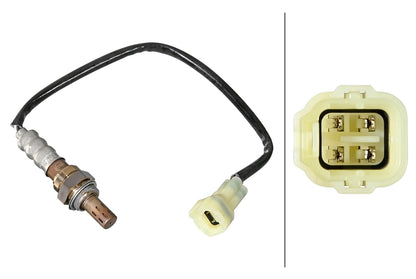 HELLA Oxygen sensor - 4-pin connector 6PA358221-071