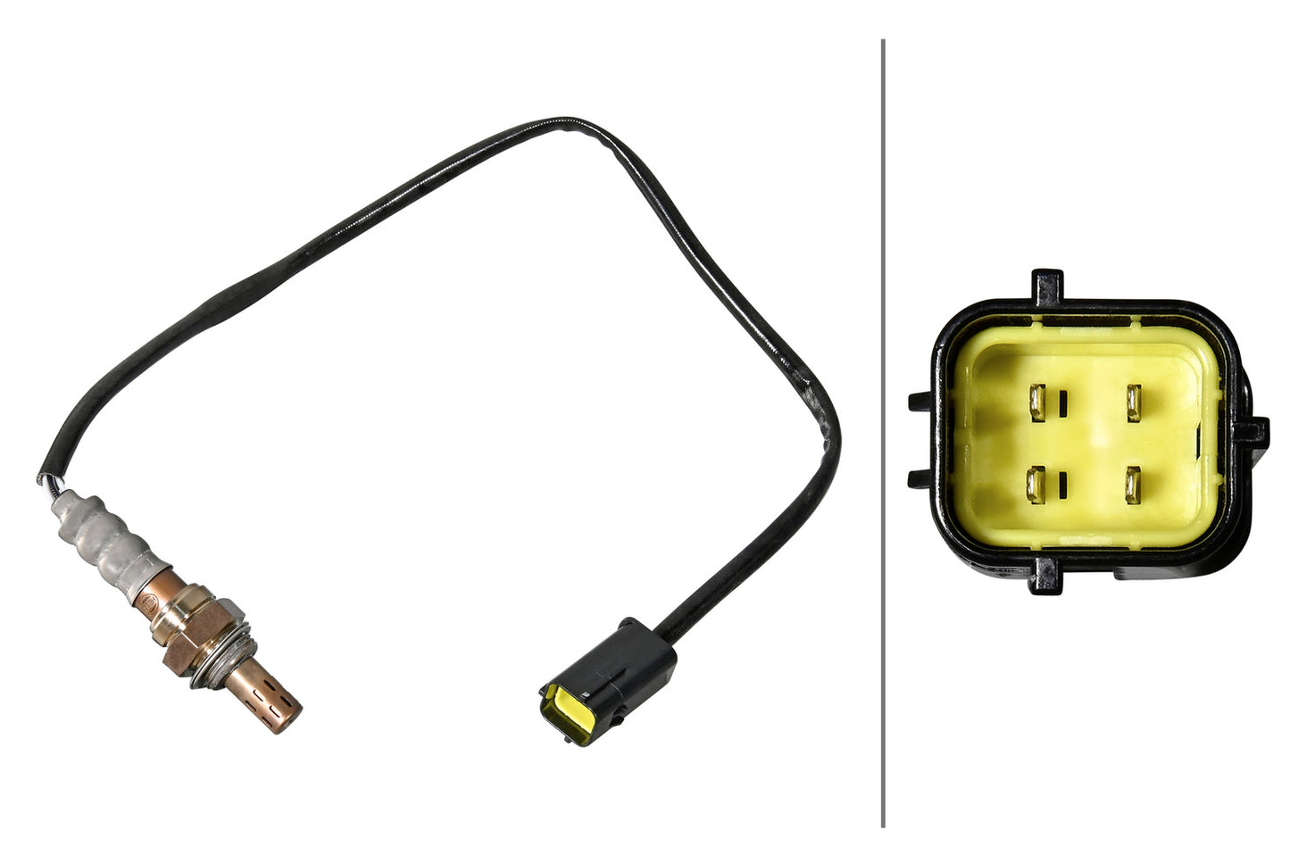 HELLA Oxygen sensor - 4-pin connector 6PA358221-111