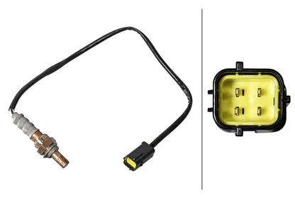 HELLA Oxygen sensor - 4-pin connector 6PA358221-111