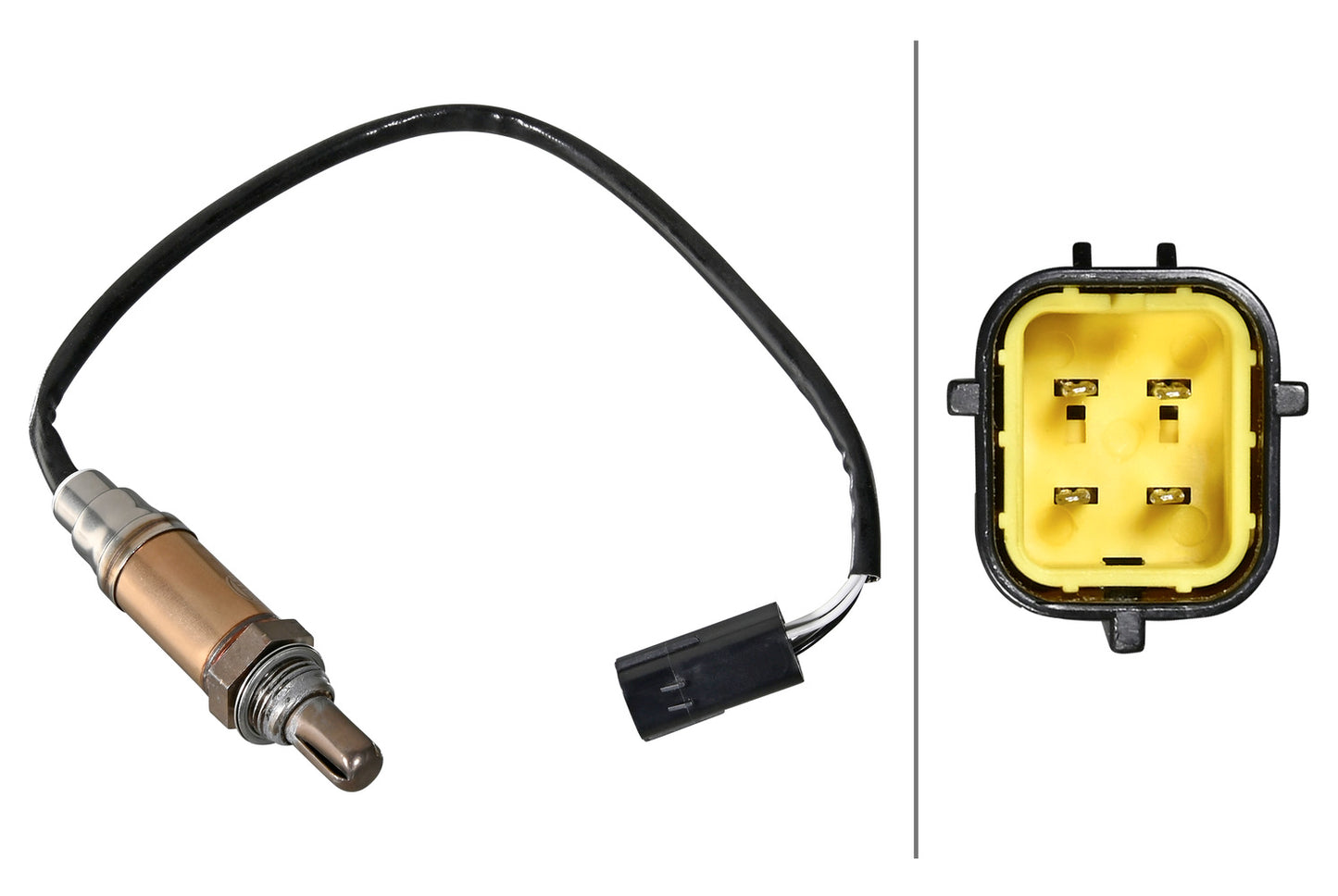 HELLA Oxygen sensor - 4-pin connector 6PA358221-451