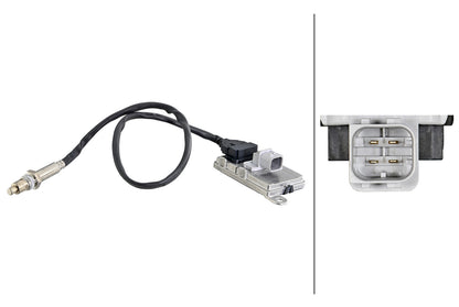 HELLA NOx Sensor, NOx catalytic converter - 24V - 4-pin connector 6PN358186-861