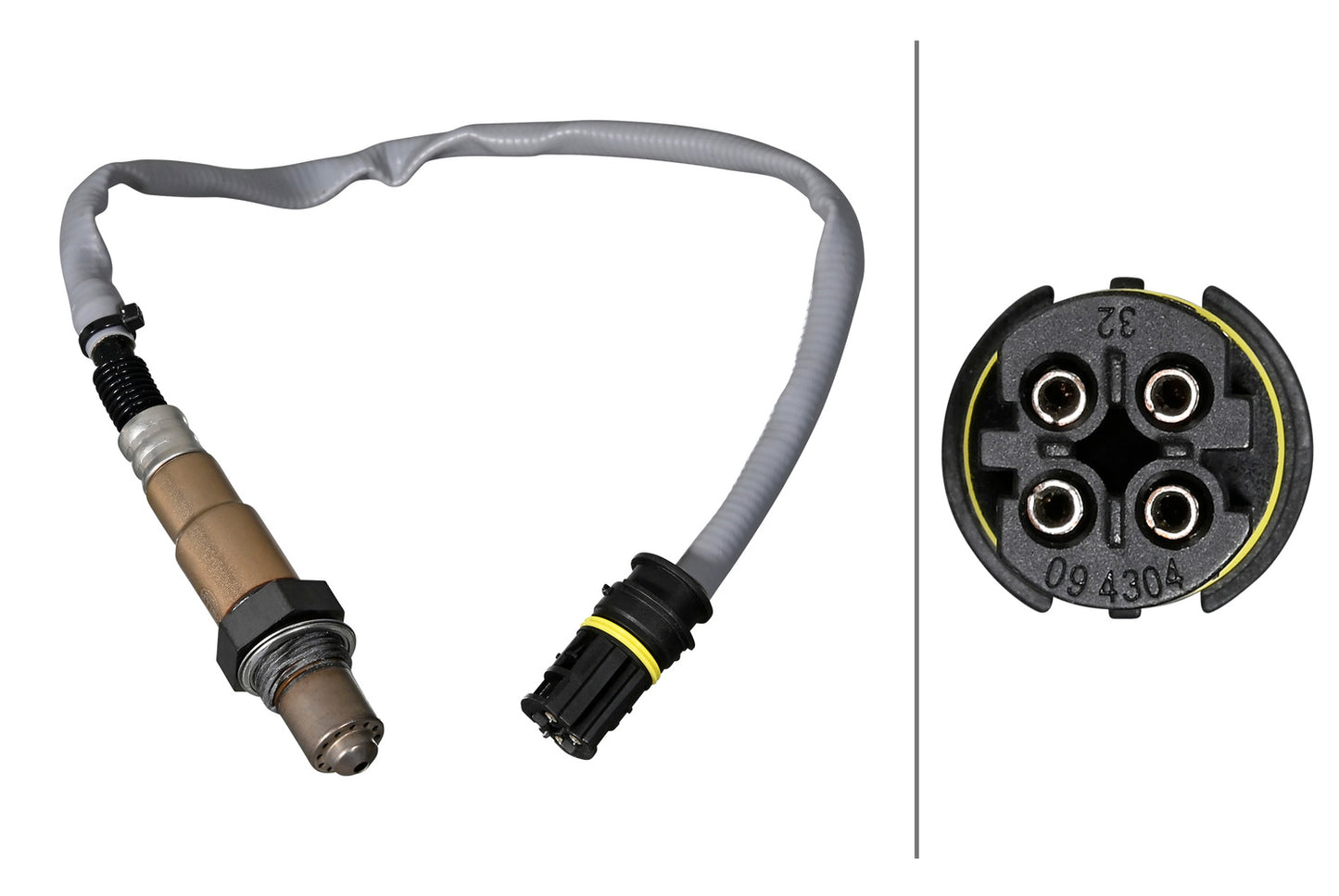 HELLA Oxygen sensor - 4-pin connector 6PA358221-501