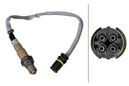 HELLA Oxygen sensor - 4-pin connector 6PA358221-501