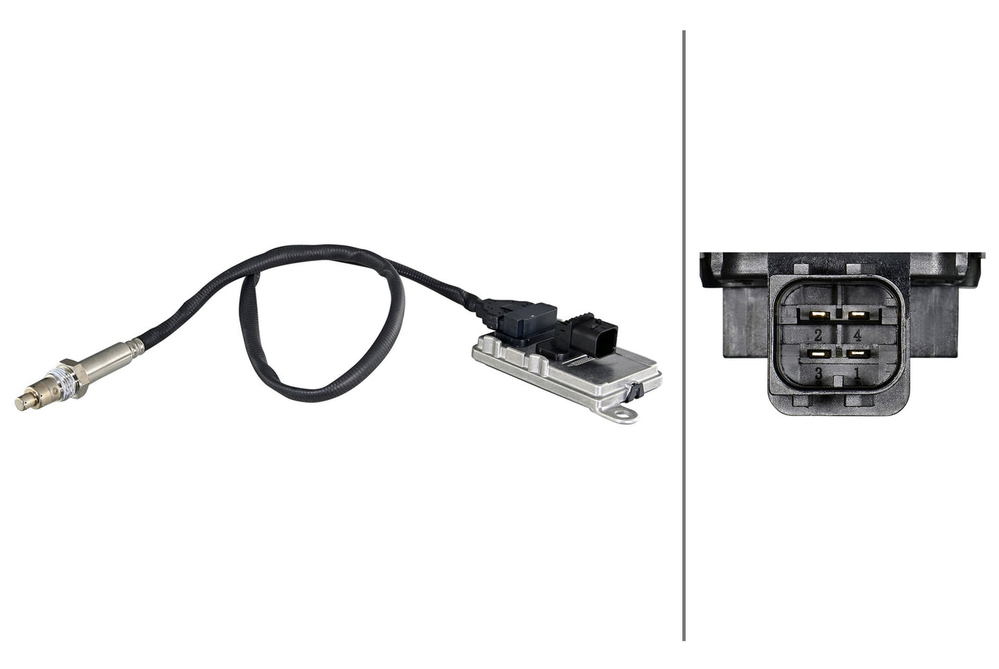 HELLA NOx Sensor, NOx catalytic converter - 24V - 4-pin connector 6PN358186-911