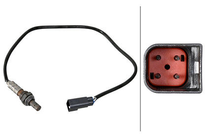HELLA Oxygen sensor - 4-pin connector 6PA358221-521