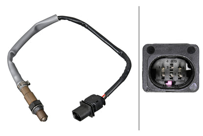 HELLA Oxygen sensor - 6-pin connector 6PA358221-531
