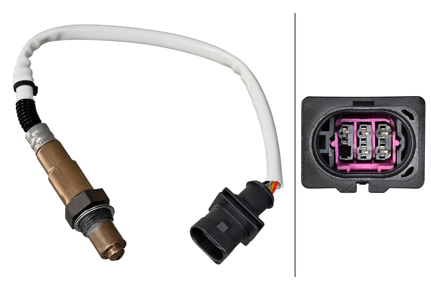 HELLA Oxygen sensor - 6-pin connector 6PA358221-271