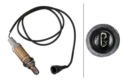 HELLA Oxygen sensor - 1-pin connector 6PA358221-281