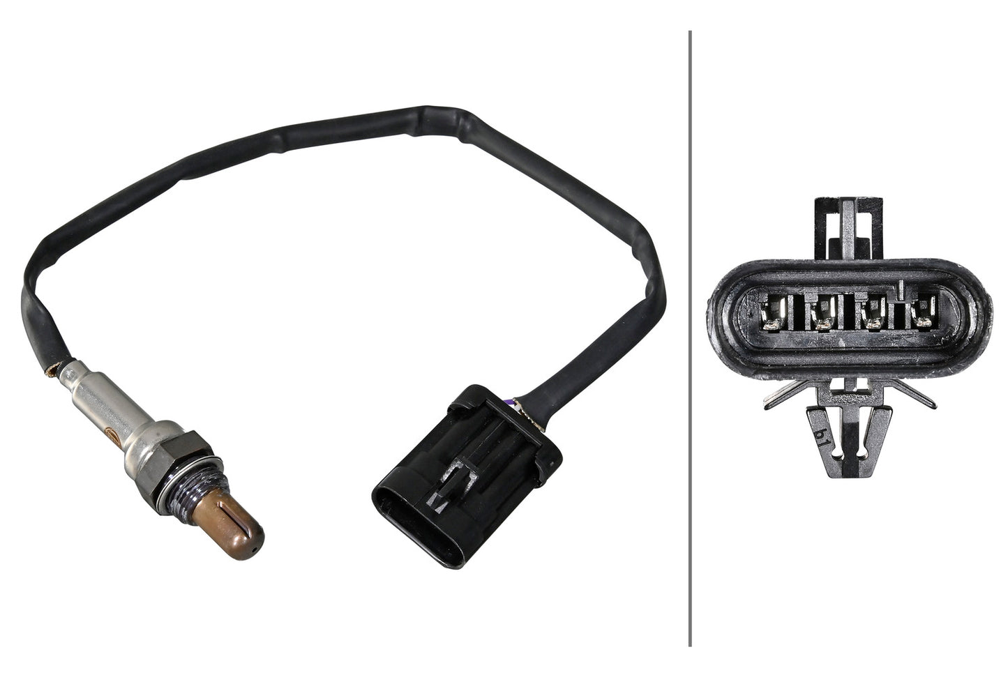 HELLA Oxygen sensor - 4-pin connector 6PA358221-331