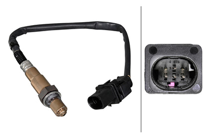 HELLA Oxygen sensor - 6-pin connector 6PA358221-381