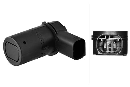 HELLA Sensor, park distance control - 3-pin connector - mounting 6PX358270-521