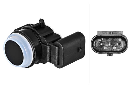 HELLA Sensor, park distance control - 3-pin connector - mounting 6PX358270-381