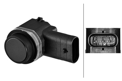 HELLA Sensor, park distance control - 3-pin connector - mounting 6PX358270-621
