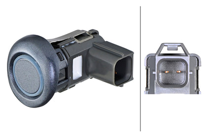 HELLA Sensor, park distance control - 2-pin connector - mounting 6PX358270-681