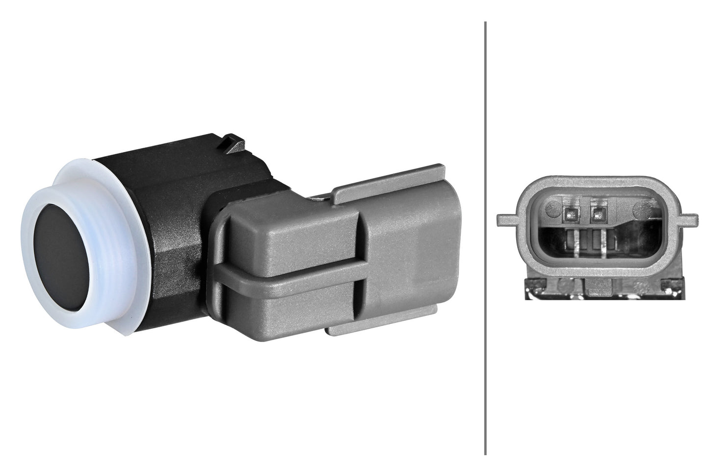 HELLA Sensor, park distance control - 2-pin connector - mounting 6PX358270-711