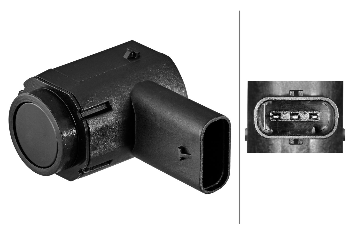 HELLA Sensor, park distance control - 3-pin connector - mounting 6PX358270-751
