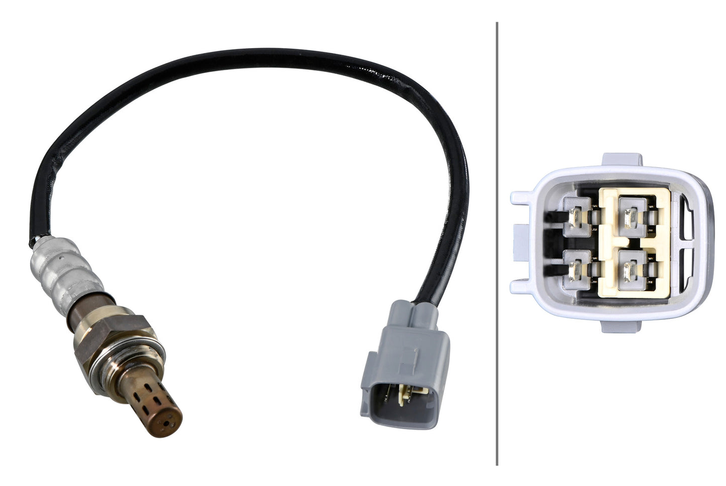 HELLA Oxygen sensor - 4-pin connector 6PA358221-541