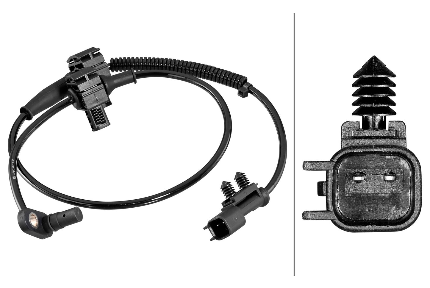 HELLA Sensor, wheel speed - 2-pin connector - Rear Axle 6PU358218-971
