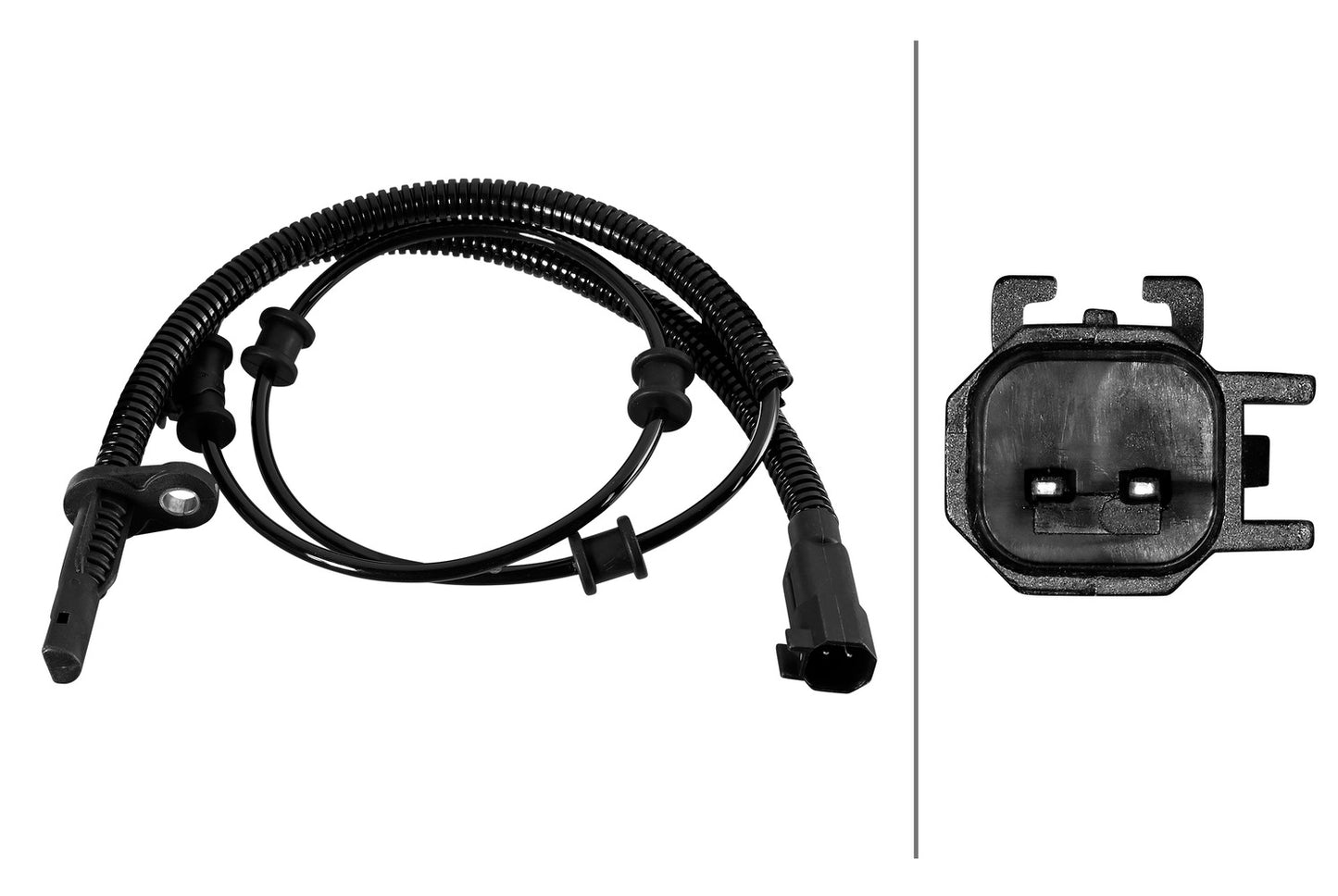 HELLA Sensor, wheel speed - 2-pin connector - Rear Axle 6PU358219-151