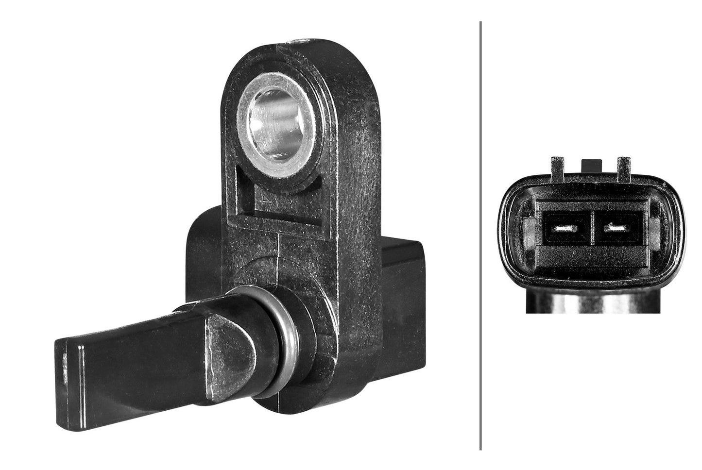 HELLA Sensor, wheel speed - 2-pin connector - Rear Axle 6PU358217-371