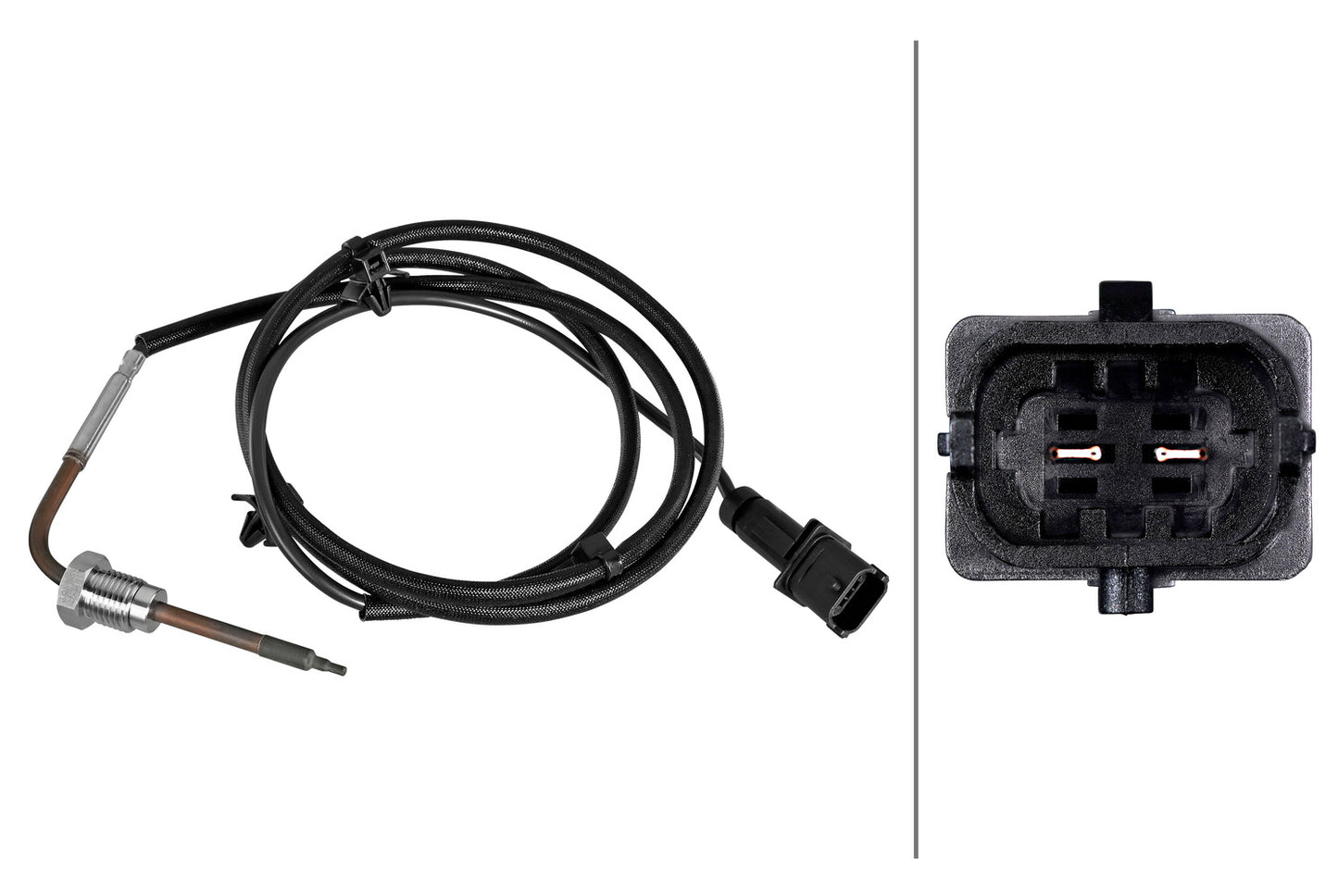 HELLA Sensor, exhaust gas temperature - 2-pin connector 6PT010376-651