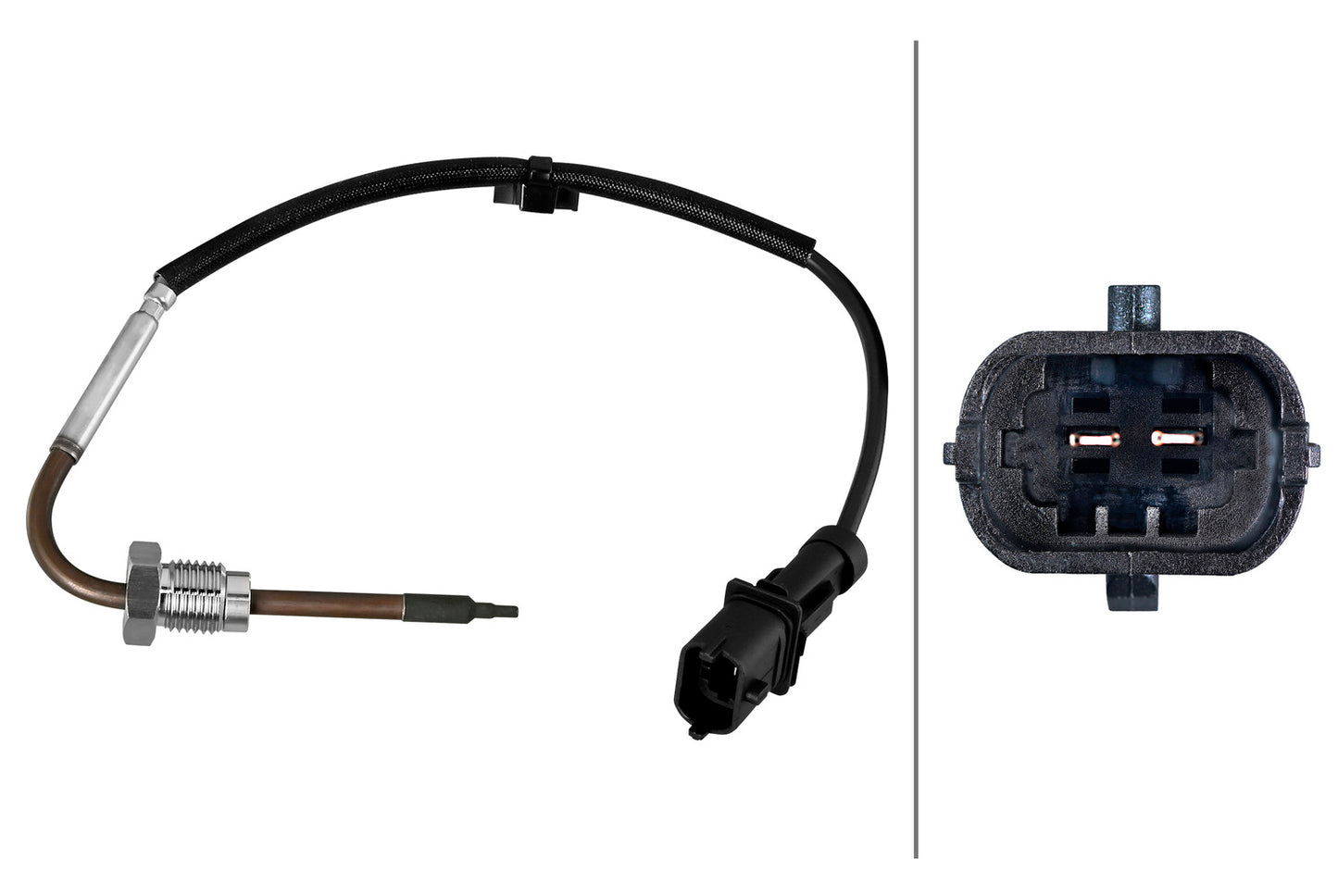 HELLA Sensor, exhaust gas temperature - 2-pin connector 6PT010376-941